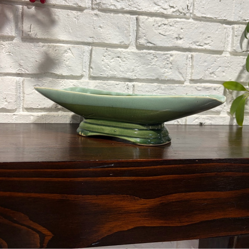 Stylish Green Ceramic Dish
